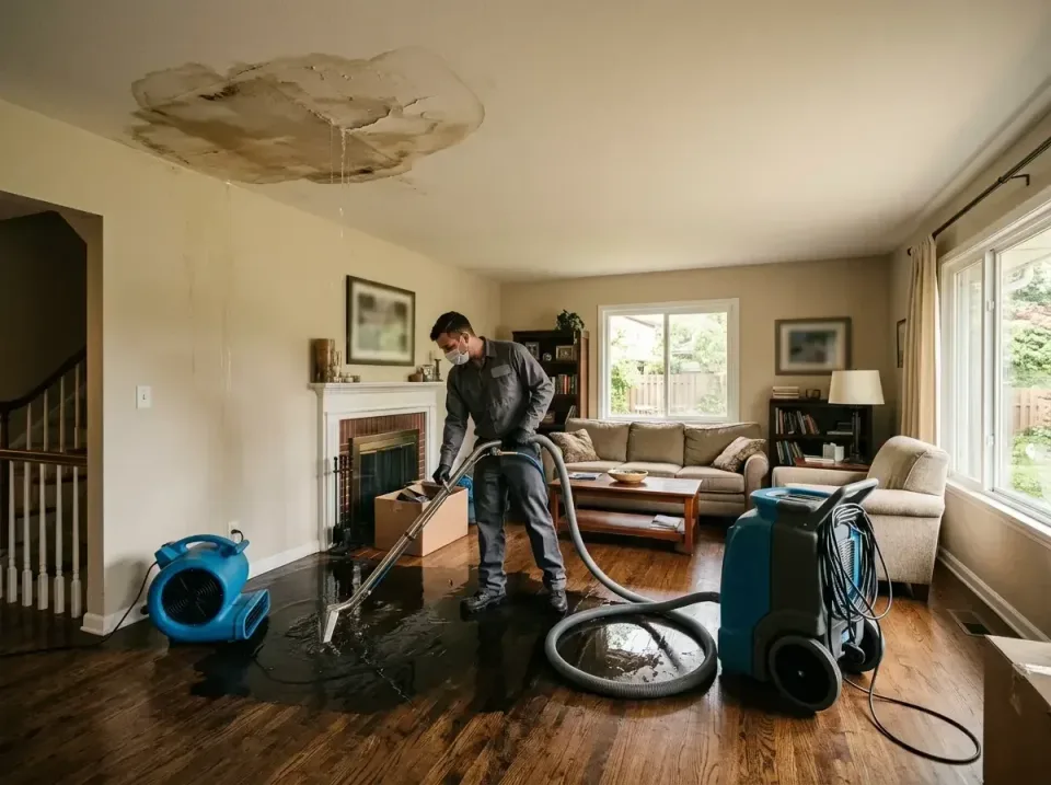 attic-pipe-burst-ceiling-drip-008 — frequently asked questions, Water Damage Restoration & Carpet Care in Aberdeen, ID